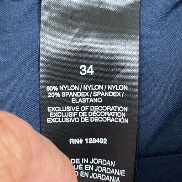 Greg Norman Navy Blue Golf Shorts Size 34 Stretch Performance Fabric a0222 - Picture 3 of 6